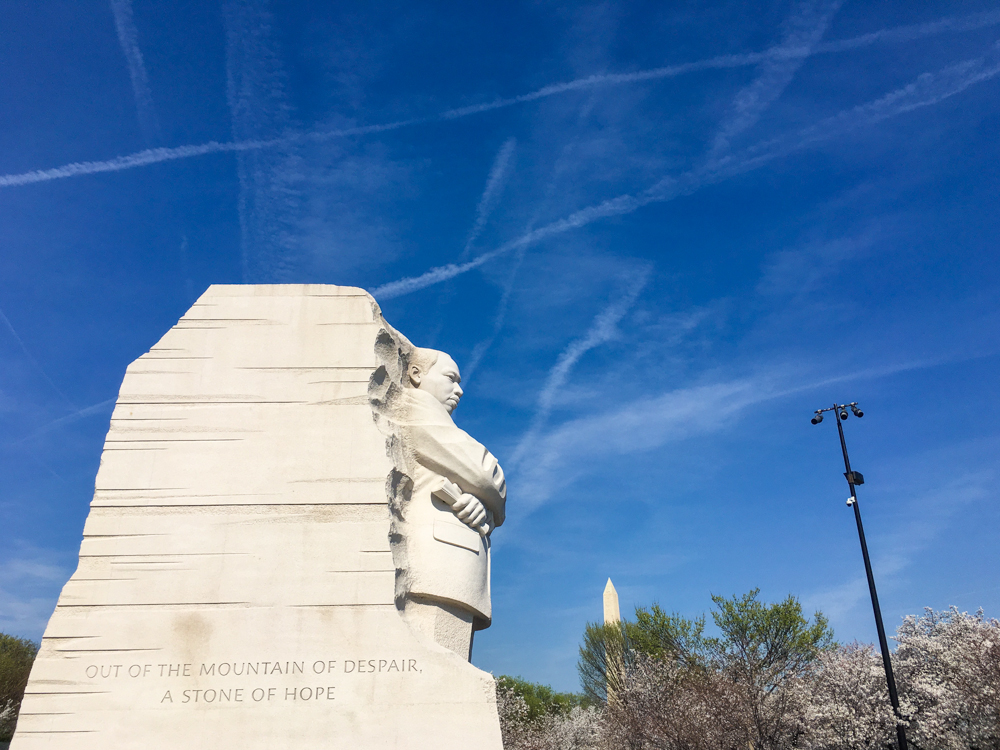 MLK Jr. Memorial, Washington DC, March 2016