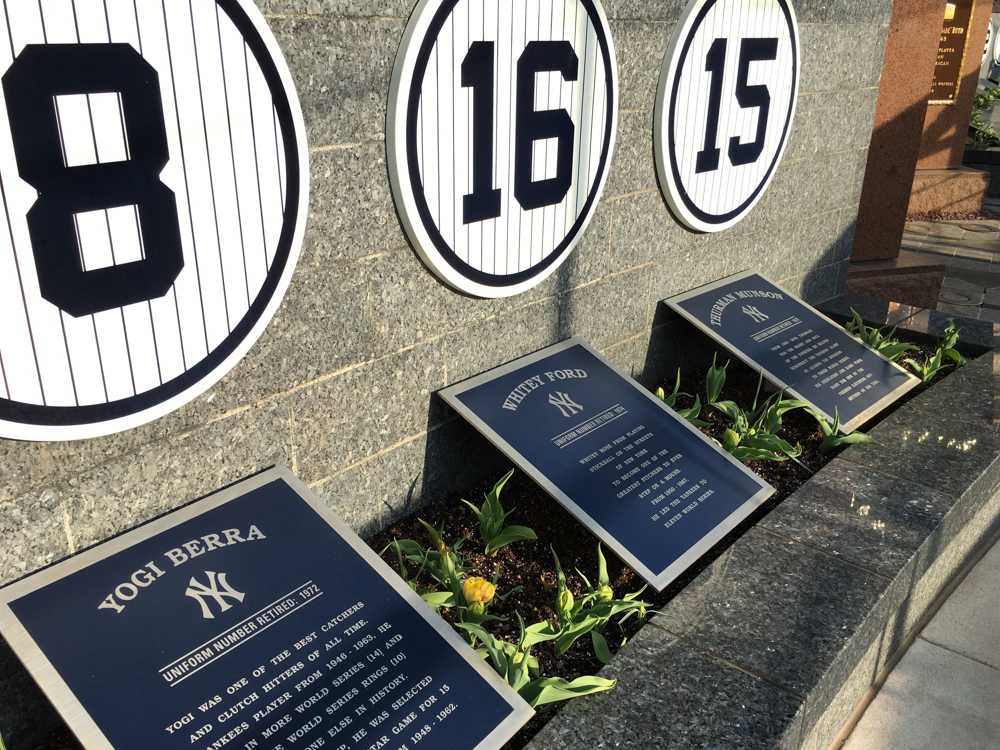 Monument Park, in Yankee Stadium