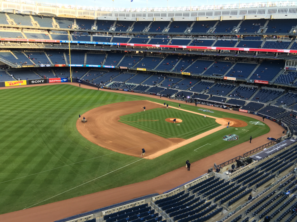 Opening week at Yankee Stadium in The Bronx