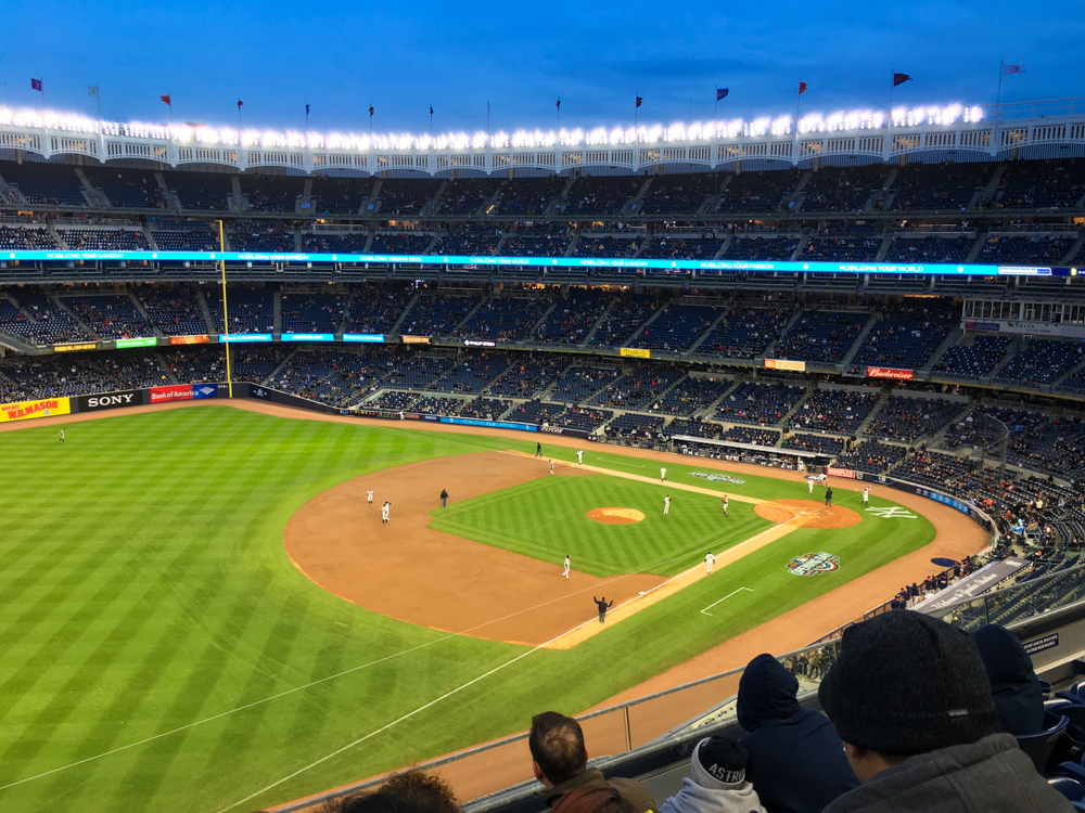Yankee Stadium, April 2016.